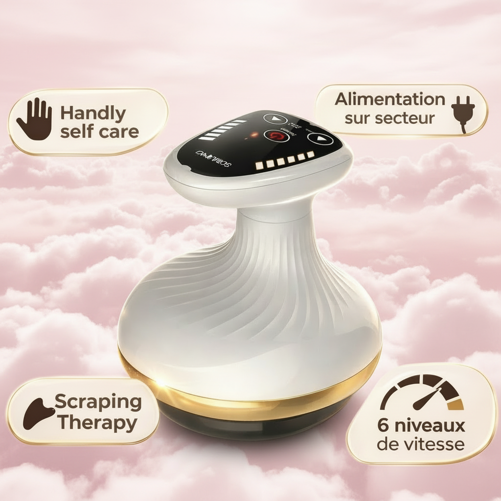 Masseur Électrique Méridien — Soin du Corps par Ventouses & Gua Sha