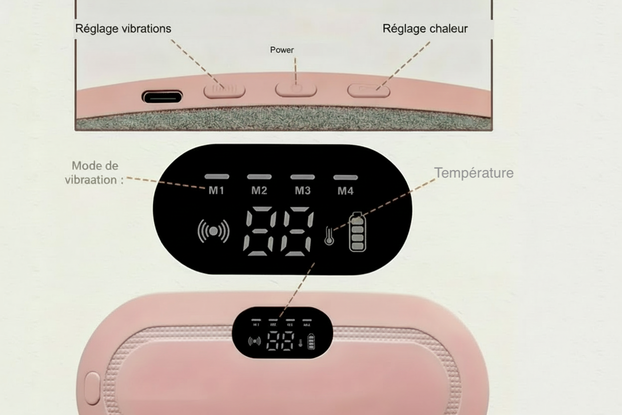 Ceinture Thermique à Vibration